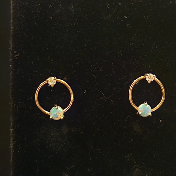 Gold tone Earrings - Picture 1 of 4